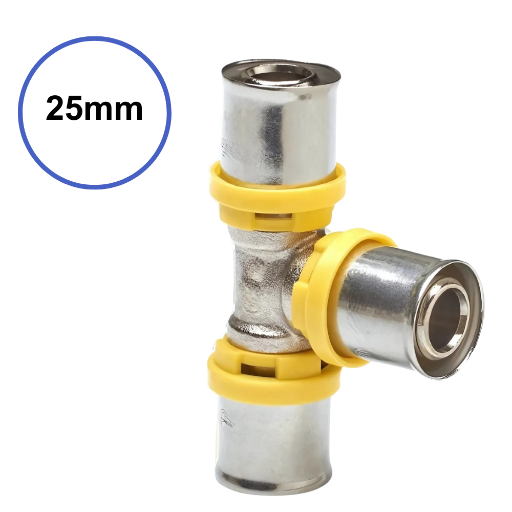 Tê Pex Multicamadas 25mm x 25mm x 25mm